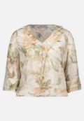 Rüschenbluse mit 3/4 Arm / Vorderseite