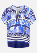 Longbluse mit Aufdruck / Vorderseite