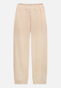 Leinenhose mit Gummizug / Vorderseite