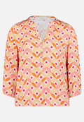 Casual-Bluse mit Muster / Vorderseite