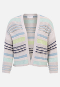 Strick-Cardigan mit Color Blocking / Vorderseite