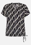 Printshirt mit Tunnelzug / Vorderseite