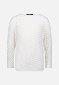 Sweatshirt mit Wellenmuster / Vorderseite