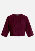 Strick-Cardigan mit 3/4 Arm / Vorderseite