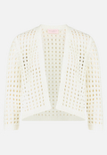 Casual-Strickjacke mit Effektgarn / Vorderseite