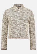 Bouclé-Jacke  mit Knöpfen / Vorderseite