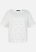 Baumwoll-T-Shirt   mit Stickerei / Vorderseite