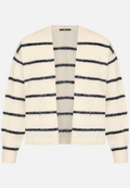 Strickjacke mit Streifen offener Style / Vorderseite