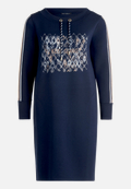 Jerseykleid mit 3/4 Arm / Vorderseite