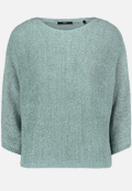 Strickpullover mit Fledermausärmeln / Vorderseite