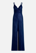 Jumpsuit mit Glanzeffekt / Vorderseite