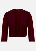 Bolero-Jacke mit Kellerfalten / Vorderseite