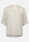 Casual-Bluse mit Lurexfaden / Vorderseite