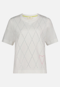 Kurzarm-Shirt mit Rundhalsausschnitt / Vorderseite