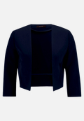 Bolero-Jacke mit Kellerfalten / Vorderseite