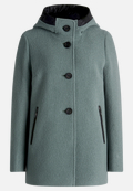 Wolljacke mit Kapuze / Vorderseite