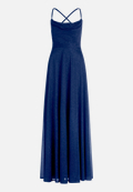 Abendkleid mit Wasserfallausschnitt / Vorderseite