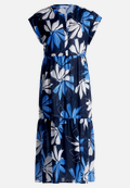 Stufenkleid mit Print / Vorderseite