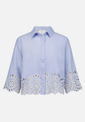 Casual-Bluse mit Stickerei / Vorderseite