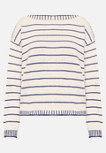Strickpullover mit U-Boot-Ausschnitt / Vorderseite