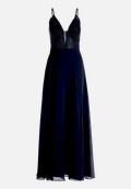 Abendkleid mit Stickerei / Vorderseite