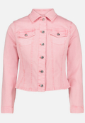 Jeansjacke tailliert mit Knopfleiste / Vorderseite