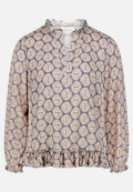 Casual-Bluse mit Raffung / Vorderseite