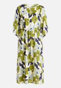 Blumenkleid mit Bindegürtel / Vorderseite