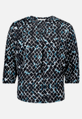 Schlupfbluse mit Print / Vorderseite
