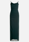 Abendkleid mit Spitzeneinsatz / Vorderseite