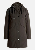 Outdoorjacke mit abnehmbarer Kapuze / Vorderseite