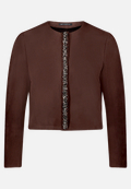 Blazer-Jacke mit aufgesetzten Taschen / Vorderseite