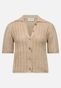 Sommer-Strickjacke mit Knopfleiste / Vorderseite