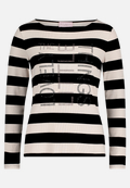 Basic Shirt mit Rippenstruktur / Vorderseite