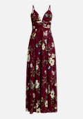 Abendkleid mit Muster / Vorderseite