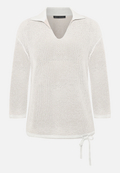Strickpullover mit Kragen / Vorderseite