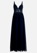 Abendkleid mit Stickerei / Vorderseite
