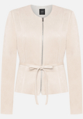 Blazer-Jacke  in Lederoptik  / Vorderseite