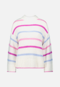 Grobstrickpullover mit Streifen / Vorderseite