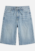 Jeans-Shorts mit Bindedetail  / Vorderseite