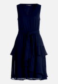 Cocktailkleid mit Volant / Vorderseite
