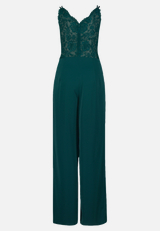 Jumpsuit mit Spitze / Rückseite