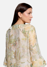 Rüschenbluse mit 3/4 Arm / Detailbild