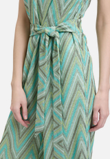 Jumpsuit mit Bindegürtel / Detailbild