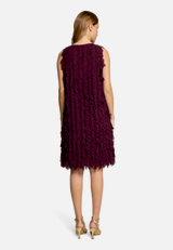 Cocktailkleid ohne Arm / Modellfoto Rückseite