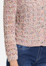 Strick-Cardigan mit Rundhalsausschnitt / Detailbild