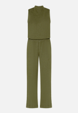 Jumpsuit mit hohem Kragen / Vorderseite