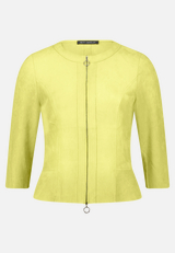 Blazer-Jacke mit Reißverschluss / Vorderseite