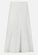Denimrock  mit A-Linie Maxi / Vorderseite