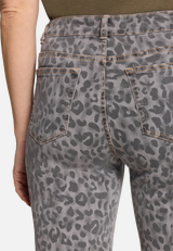 Stretch-Jeans mit Muster / Detailbild